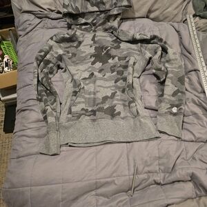 Gray Camouflage Hoodie